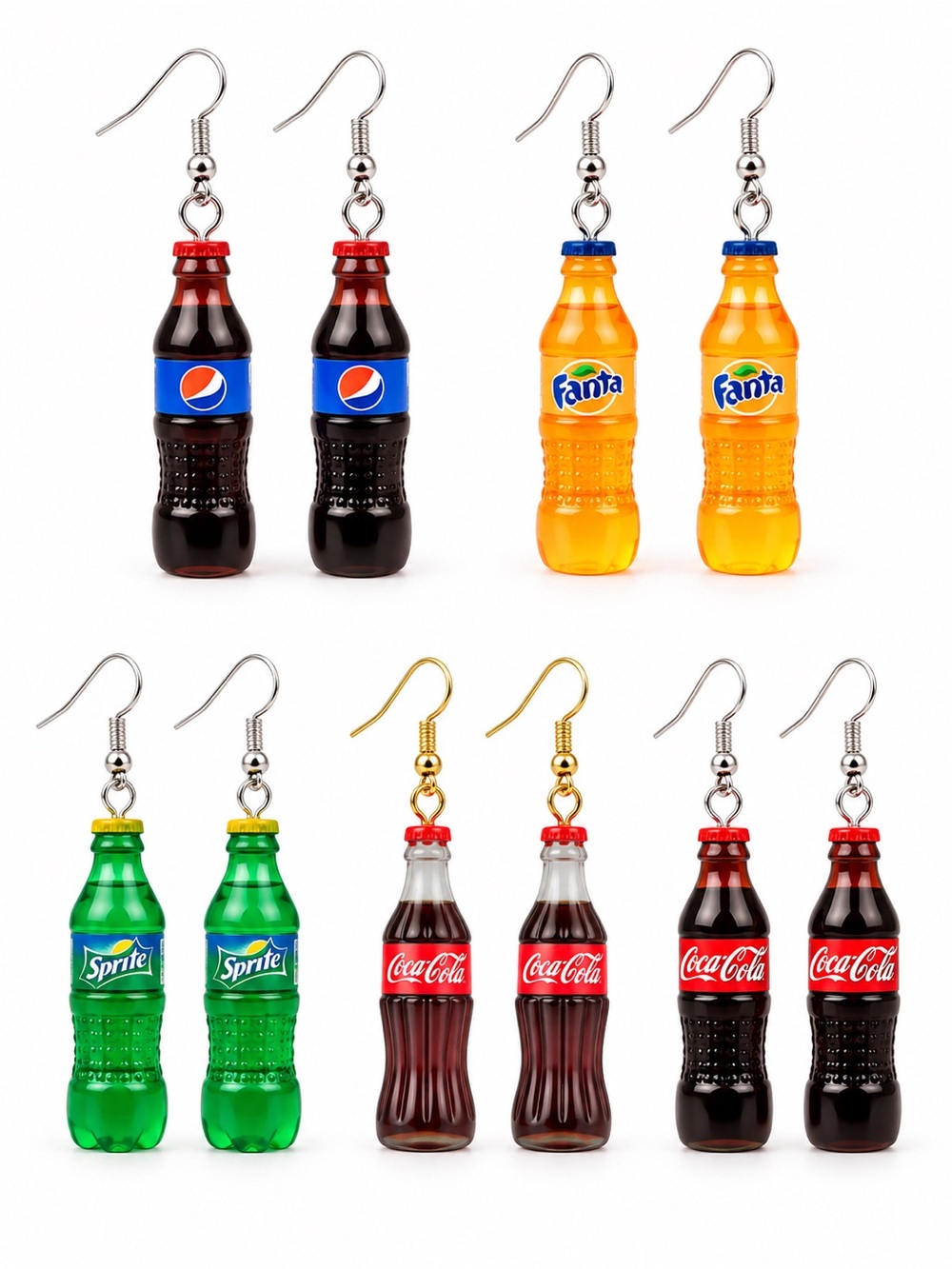 Soda Bottle Earring Bundle • FREE Shipping • FREE Dust Bag • FREE Surprise Gift.